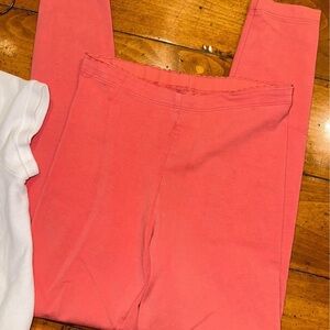 Tea Coral Leggings NWOT size 8